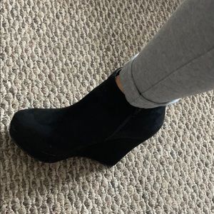 Wedge booties